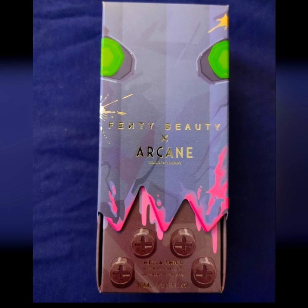 Fenty Beauty x Arcane Limited Edition. Ka' Bluey Mascara Original Box. NEW Bluey